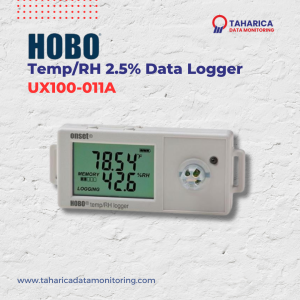 Alat Perekam Suhu dan Kelembaban HOBO Temp/RH 2.5% Data Logger UX100-011A