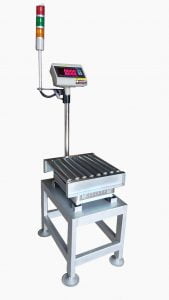 BENCH SCALE WITH ROLLER FOR CHECK WEIGHING FUNCTION