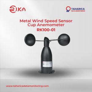 Sensor Kecepatan Angin RK100-01 Metal Wind Speed Sensor Cup Anemometer