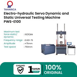 Alat Uji Universal Dinamis dan Statis Elektro-hidrolik PWS-E100 Electro-hydraulic Servo Dynamic and Static Universal Testing Machine
