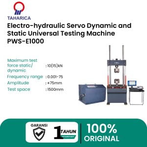Alat Uji Universal Dinamis dan Statis Elektro-hidrolik PWS-E1000 Electro-hydraulic Servo Dynamic and Static Universal Testing Machine