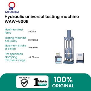 Alat Uji Tekan dan Tarik Hidrolik Universal WAW-600E Microcomputer Controlled Electro-hydraulic Servo Tensile Testing Machine (Flat Push Fixture)