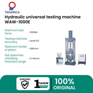 Alat Uji Tekan dan Tarik Hidrolik Universal WAW-1000E Microcomputer Controlled Electro-hydraulic Servo Tensile Testing Machine (Flat Push Fixture)
