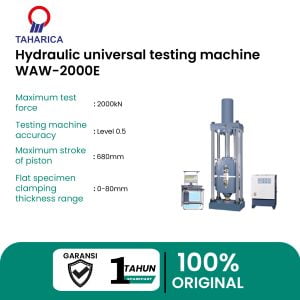 Alat Uji Tekan dan Tarik Hidrolik Universal WAW-2000E Microcomputer Controlled Electro-hydraulic Servo Tensile Testing Machine (Flat Push Fixture)