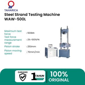 Alat Uji Besi WAW-500L Microcomputer Controlled Electro-hydraulic Servo Steel Strand Testing Machine