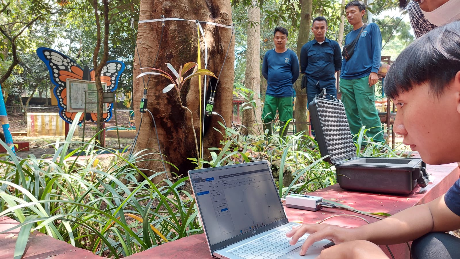 training alat uji pohon dinas pertamanan kota depok