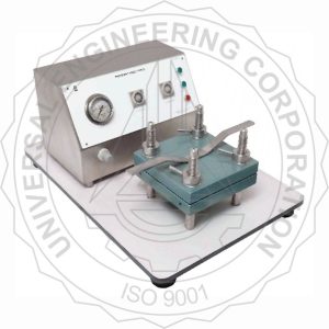 Alat Uji Instrument LAB SHEET PRESS WITH TIMER CIRCULAR (PNEUMATICALLY CONTROLLED) UEC-2006 B