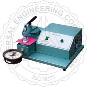 Alat Uji Instrument BURSTING STRENGTH TESTER FOR PAPER (CLAMPING THROUGH LEVER ARM) UEC-1010 A1