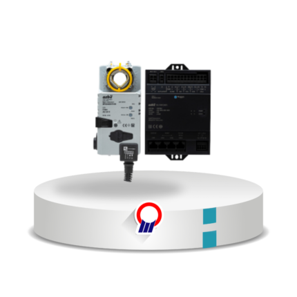 Variable Air Volume Controller with Actuator for BACnet MS/TP Communication
